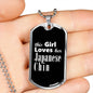 Japanese Chin v2 - Luxury Dog Tag Necklace
