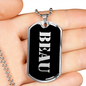 Beau v2 - Luxury Dog Tag Necklace
