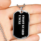 Coast Guard Uncle v3 - Luxury Dog Tag Necklace