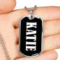 Katie v02 - Luxury Dog Tag Necklace