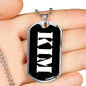Kim v2 - Luxury Dog Tag Necklace
