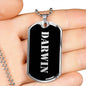 Darwin v3 - Luxury Dog Tag Necklace