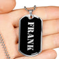 Frank v3 - Luxury Dog Tag Necklace