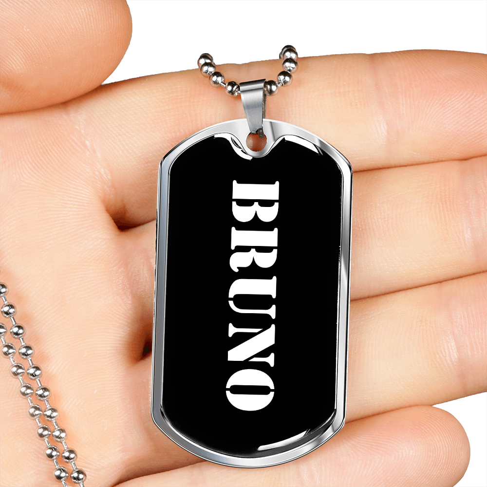 Bruno v3 - Luxury Dog Tag Necklace