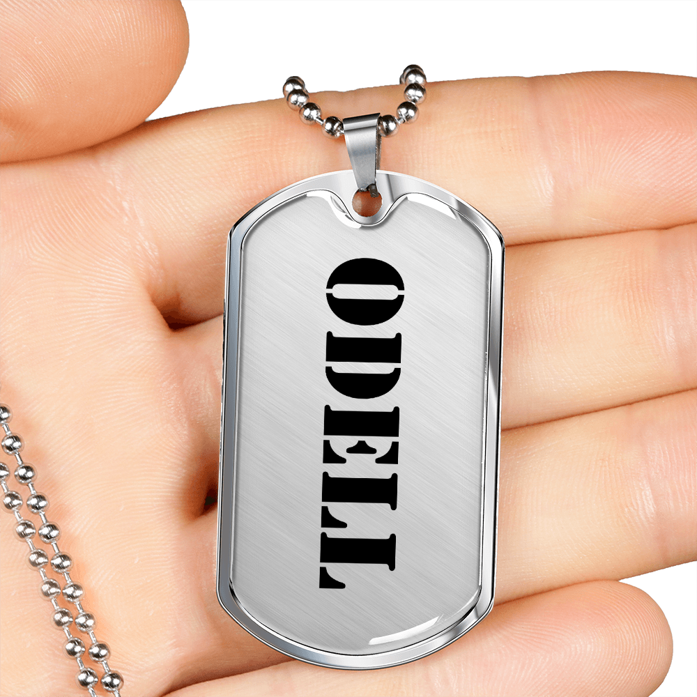Odell - Luxury Dog Tag Necklace