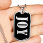 Joy v01s - Luxury Dog Tag Necklace