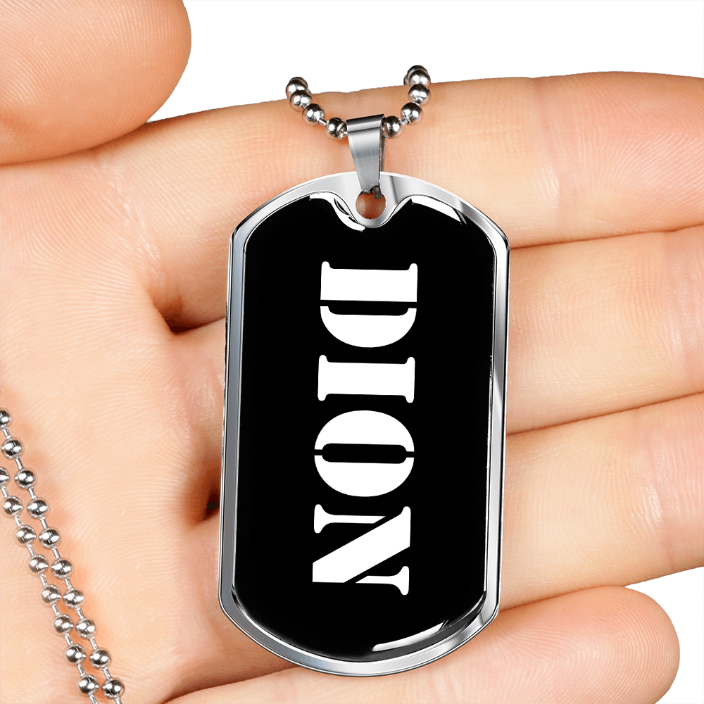 Dion v3 - Luxury Dog Tag Necklace