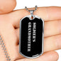 Soldier's Grandmother v2 - Luxury Dog Tag Necklace