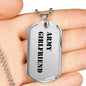 Army Girlfriend - Luxury Dog Tag Necklace
