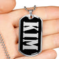 Kim v01s - Luxury Dog Tag Necklace