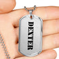 Dexter - Luxury Dog Tag Necklace