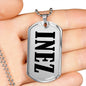 Inez v01 - Luxury Dog Tag Necklace