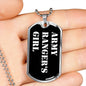 Army Ranger's Girl v3 - Luxury Dog Tag Necklace