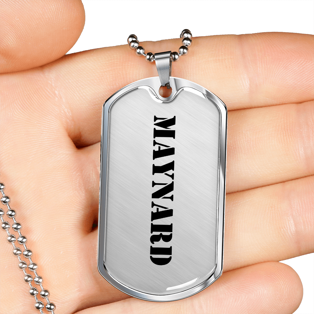 Maynard - Luxury Dog Tag Necklace
