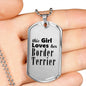 Border Terrier - Luxury Dog Tag Necklace