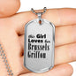 Brussels Griffon - Luxury Dog Tag Necklace