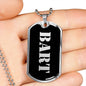 Bart v3 - Luxury Dog Tag Necklace