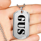 Gus - Luxury Dog Tag Necklace