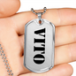 Vito - Luxury Dog Tag Necklace