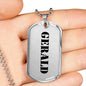 Gerald - Luxury Dog Tag Necklace