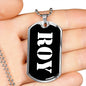 Roy v2 - Luxury Dog Tag Necklace