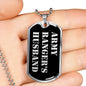 Army Ranger's Husband v2 - Luxury Dog Tag Necklace
