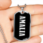 Amalia v03 - Luxury Dog Tag Necklace