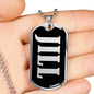 Jill v01s - Luxury Dog Tag Necklace