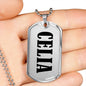 Celia v01 - Luxury Dog Tag Necklace