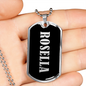 Rosella v02 - Luxury Dog Tag Necklace