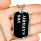 Airman's Son v2 - Luxury Dog Tag Necklace