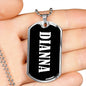 Dianna v02 - Luxury Dog Tag Necklace
