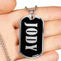 Jody v01s - Luxury Dog Tag Necklace