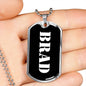 Brad v2 - Luxury Dog Tag Necklace