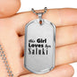 Saluki - Luxury Dog Tag Necklace