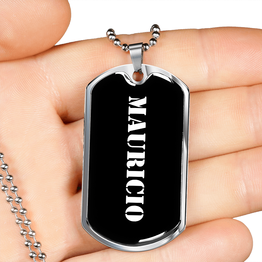 Mauricio v3 - Luxury Dog Tag Necklace
