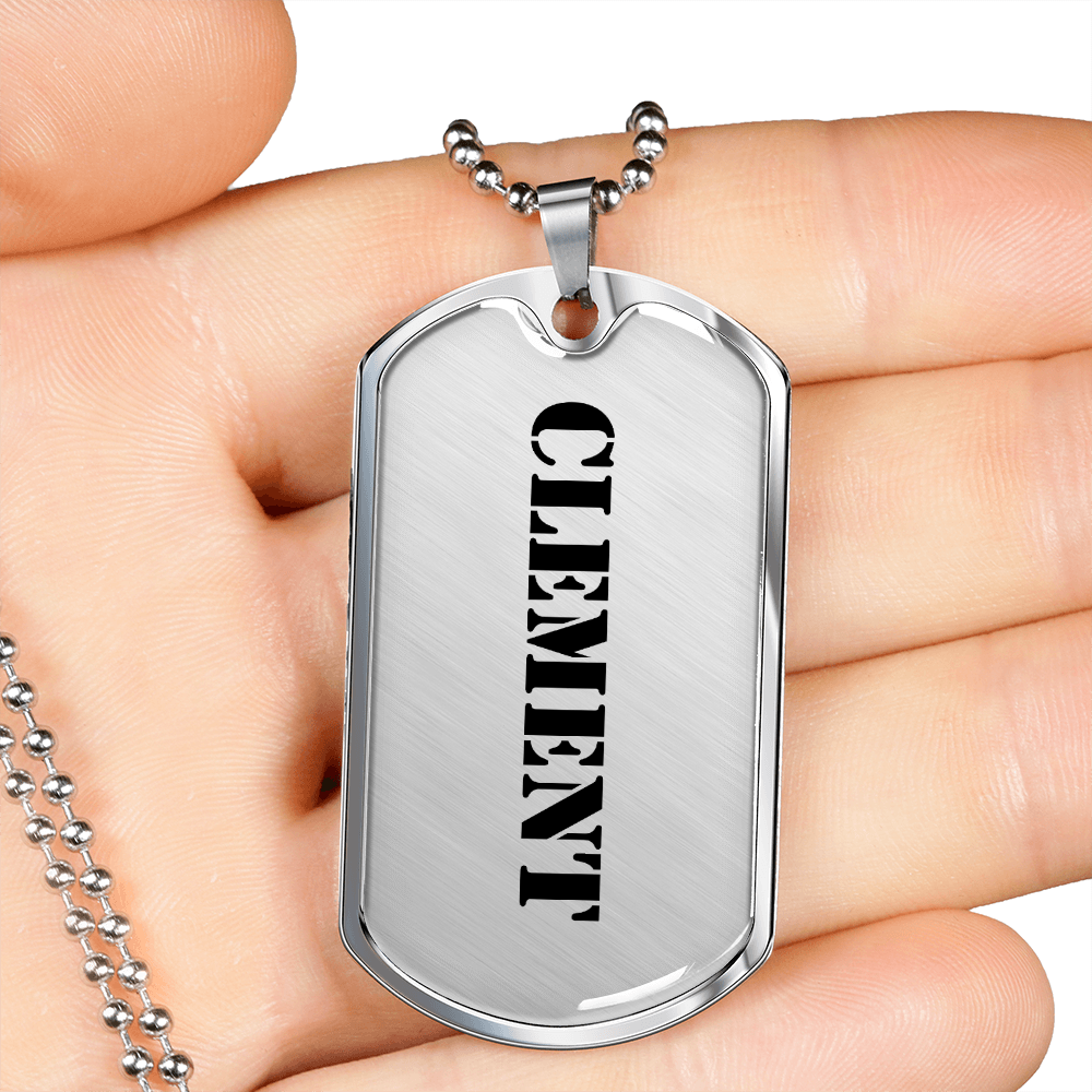 Clement - Luxury Dog Tag Necklace