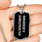 Soldier's Girlfriend v2 - Luxury Dog Tag Necklace