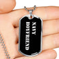 Navy Boyfriend v3 - Luxury Dog Tag Necklace