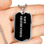 Navy Grandfather v2 - Luxury Dog Tag Necklace