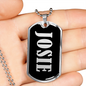 Josie v02 - Luxury Dog Tag Necklace