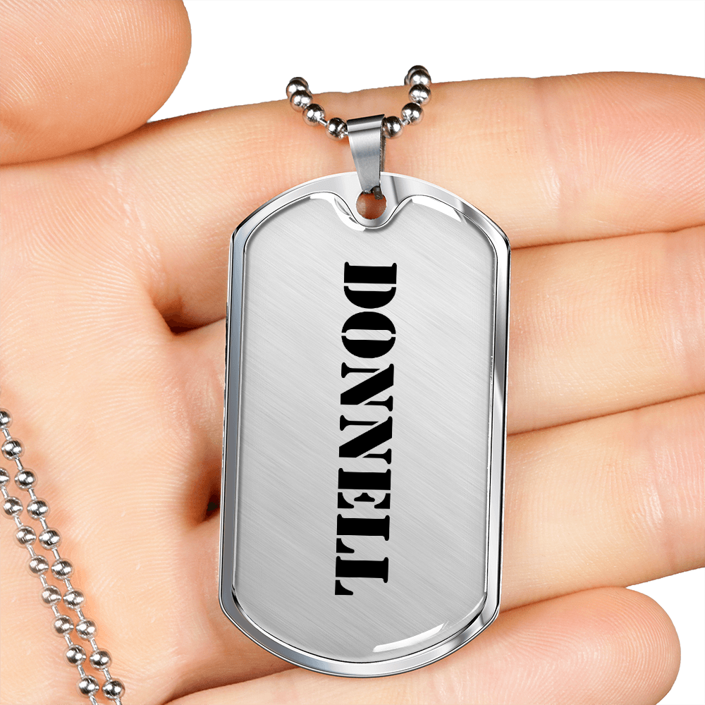 Donnell - Luxury Dog Tag Necklace