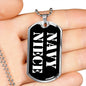 Navy Niece v3 - Luxury Dog Tag Necklace
