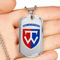58th Motorized Infantry Brigade (Ukraine) - Luxury Dog Tag Necklace