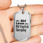Old English Sheepdog - Luxury Dog Tag Necklace