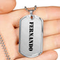 Fernando - Luxury Dog Tag Necklace