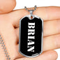 Brian v2 - Luxury Dog Tag Necklace
