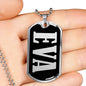 Eva v01s - Luxury Dog Tag Necklace
