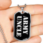Army Uncle v3 - Luxury Dog Tag Necklace