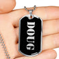 Doug v3 - Luxury Dog Tag Necklace
